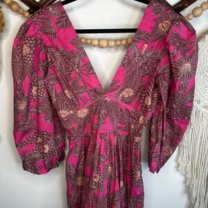 House of Harlow Revolve 1960 Devina Pink Floral Maxi Dress